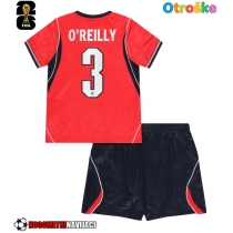 Otroške Nogometnih dresov Anglija Nico O'Reilly #3 Gostujoči SP 2026 Kratki rokavi (+ hlače)